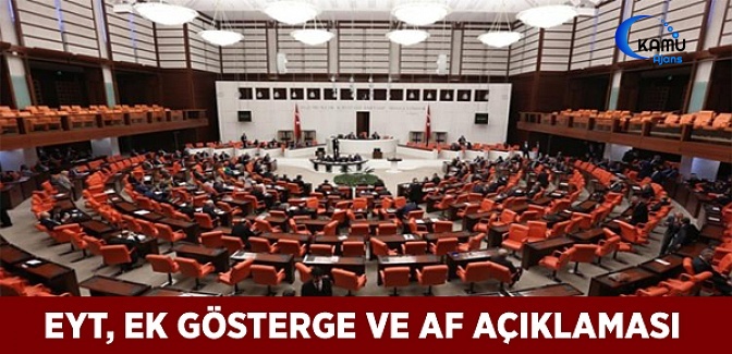 EYT, Ek Gösterge ve Af Açıklaması