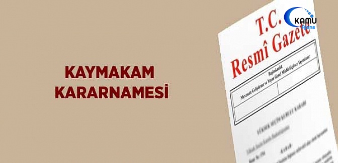 Kaymakam Kararnamesi