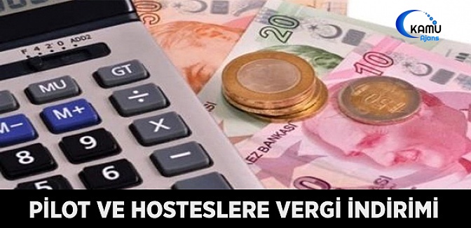 Pilot ve Hosteslere Vergi İndirimi Geliyor