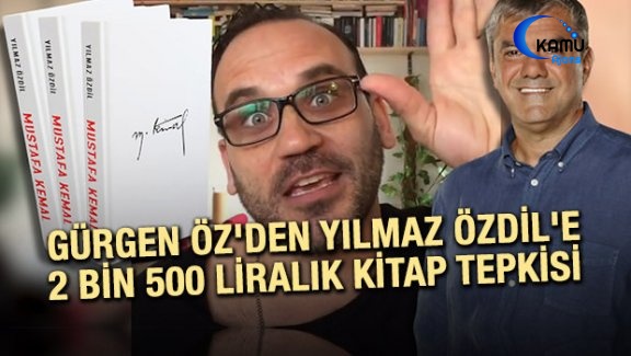 Gürgen Öz'den Yılmaz Özdil'e 2 Bin 500 Liralık Kitap Tepkisi