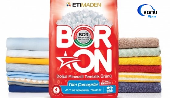 Milli Madenimiz Bor'dan Yerli Temizlik Ürünü: BORON