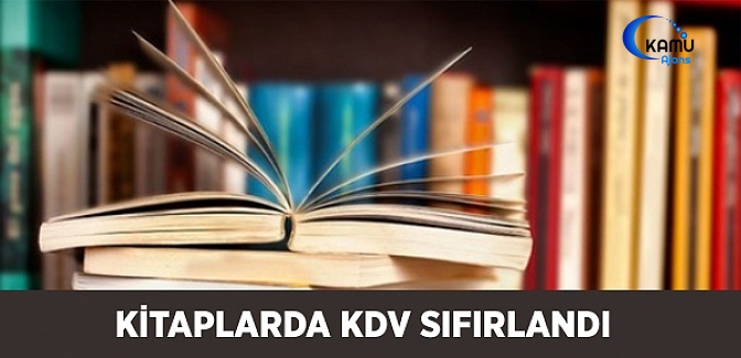 Kitapta KDV Sıfırlandı