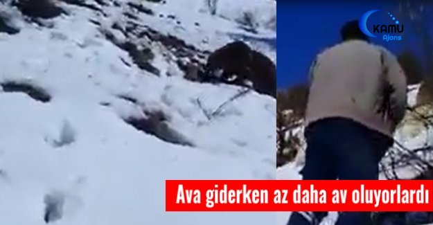 Ava Çıkan Avcılar Az Daha Av Oluyordu!
