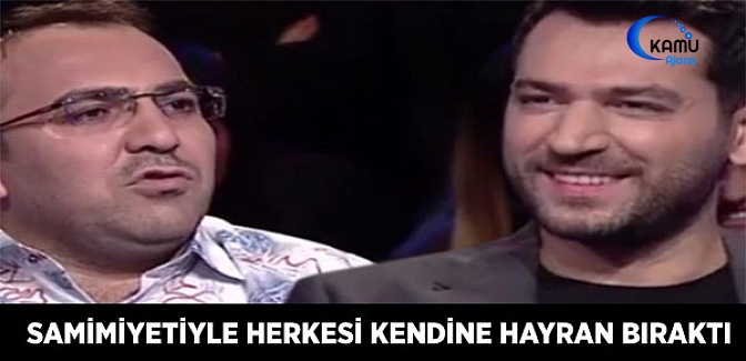 Samimiyetiyle Herkesi Kendine Hayran Bırakan Yarışmacı