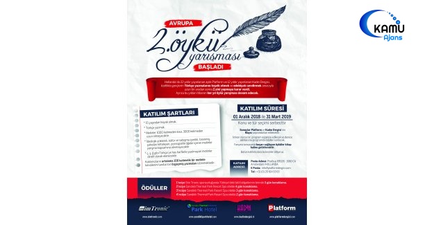 Avrupa 2. Öykü Yarışması Başladı