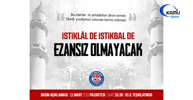 Ezan’a Tahammülsüzlük Kabul Edilemez