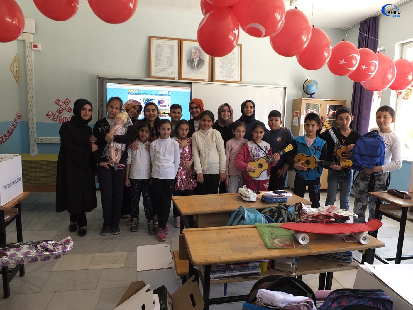 1001 çocuk 1001 Dilek Projesi Köy Çocukları İle Buluştu