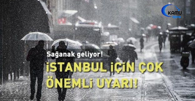 Meteoroloji'den İstanbul İçin Önemli Uyarı! O Saatlere Dikkat
