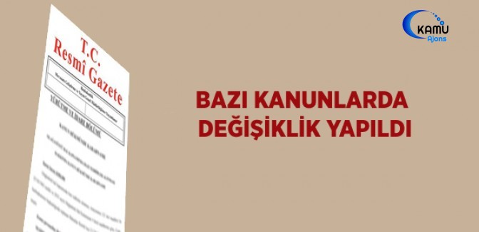 7176 Bazı Kanunlar ile 635 Sayılı Kanun Hükmünde Kararnamede Değişiklik