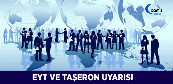 EYT ve Taşeron Uyarısı