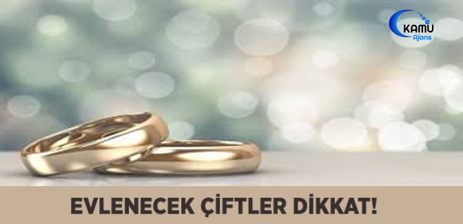 Evlenecek Çiftlere Kolaylık