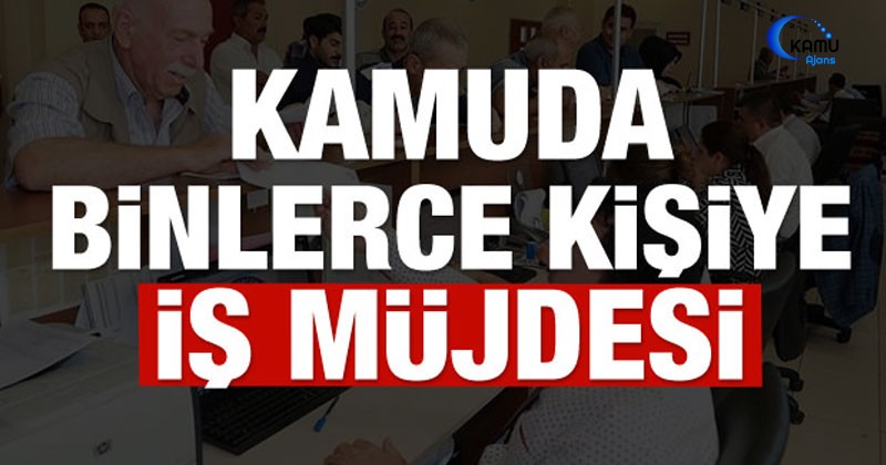 Kamuya 43 Bin Kişi Alınacak