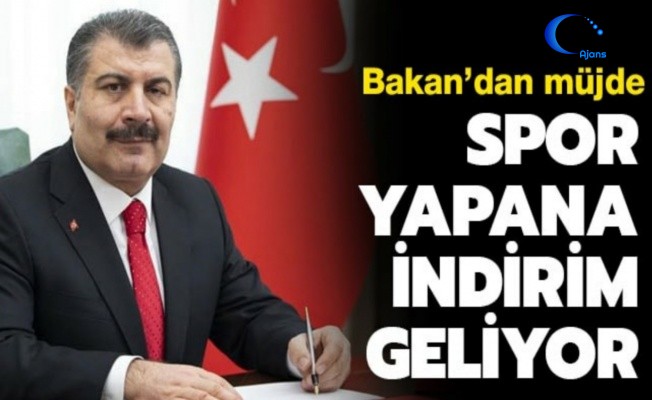 Spor Yapana İndirim Geliyor