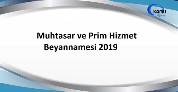 Muhtasar Ve Prim Hizmet Beyannamesi Birleştirme Uygulaması Uzatıldı