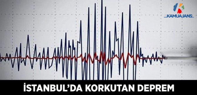 İstanbul'da Deprem Oldu