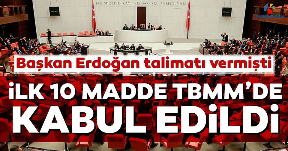 Yargı Reform Paketinin İlk 10 Maddesi Kabul Edildi