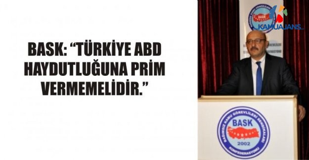 Türkiye Abd’nin Yeni Haydutluğuna Prim Vermemelidir