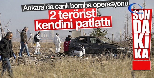 Ankara'da İki Canlı Bomba Operasyonda Kendini Patlattı