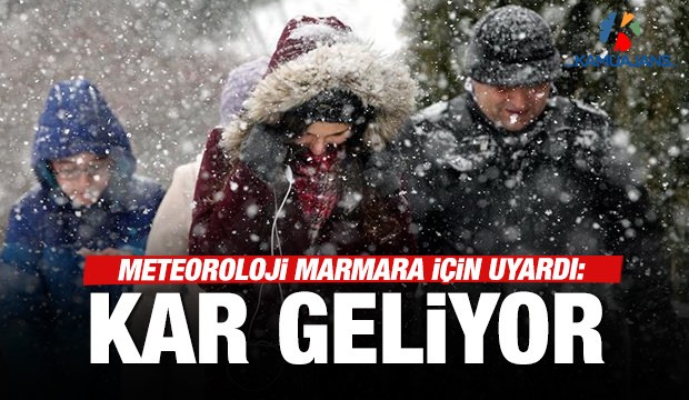 İstanbul İçin Son Dakika Kar Yağışı Uyarısı