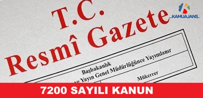 7200 Sayılı Kanun