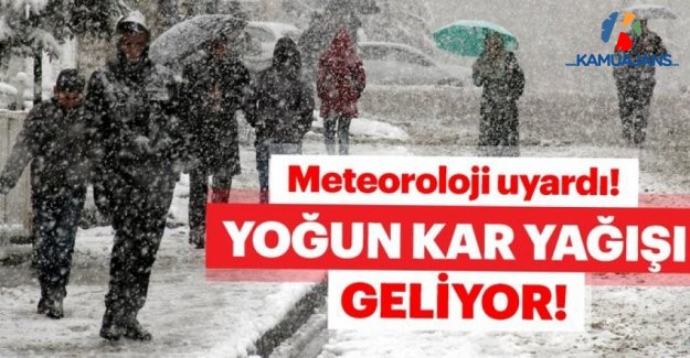 Yarın Kar Geliyor Perşembe Günü Çok Yoğun! Meteorolojiden Yeni Veriler