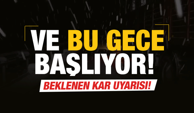 Bu Gece Başlıyor! Son Dakika Kar Yağışı Uyarısı! Birçok İlde Okullar Tatil...
