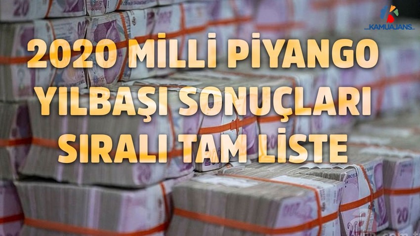 2020 İkramiye Kazanan Numaraların Tam Listesi Açıklandı