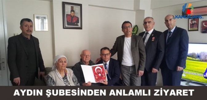 Türkiye Gaziler Ve Şehit Aileleri Vakfı Aydın Şubesinden Anlamlı Ziyaret