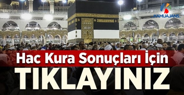 2020 Yılı Hac Kurası Sonuçları Açıklandı