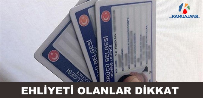 Ehliyet Yenileme Süresi Uzatıldı