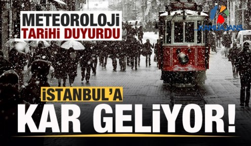 Meteoroloji tarih verdi! İstanbul'da kar bekleniyor
