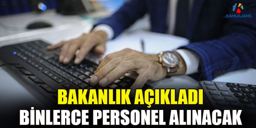 Kamuya 2 Bin 313 Kişi İşe Alınacak