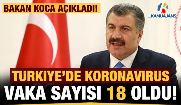 Bakan Koca Koronavirüs Vaka Sayısını Açıkladı