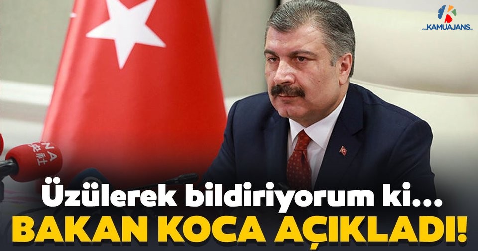 Bakan Koca'dan Son Dakika Açıklaması : Vaka ve Vefat Sayısı