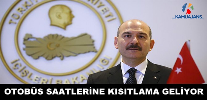 Otobüs Seyahatlerine Kısıtlama Geliyor