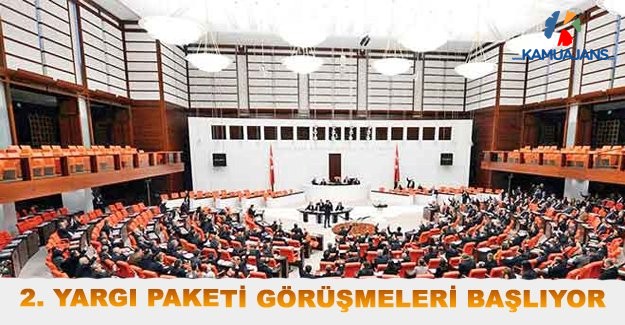 2. Yargı Paketi Görüşmeleri Başlıyor