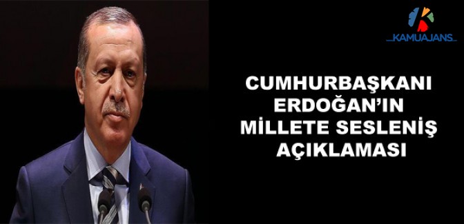 Cumhurbaşkanı Erdoğan'dan Koronavirüs İle Mücadele Açıklaması (Millete Sesleniş)