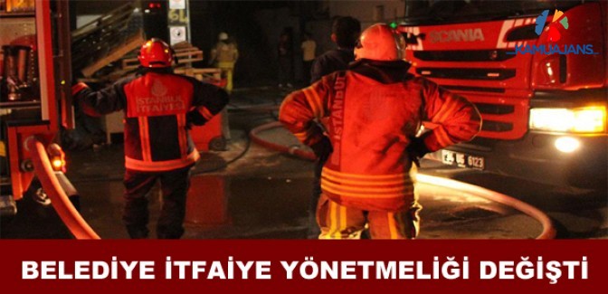 Belediye İtfaiye Yönetmeliğinde Değişiklik (2 Nisan 2020)