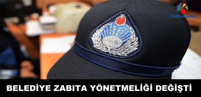 Belediye Zabıta Yönetmeliğinde Değişiklik (2 Nisan 2020)