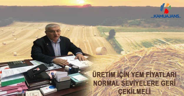 Üretim İçin Yem Fiyatları Normal Seviyelere Geri Çekilmeli