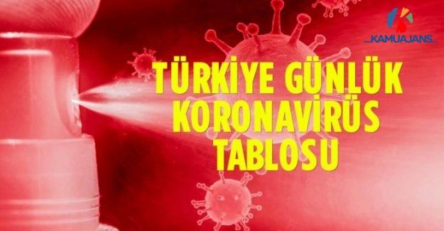 21 Mayıs İtibarıyla Türkiye Genel Günlük Koronavirüs Tablosu