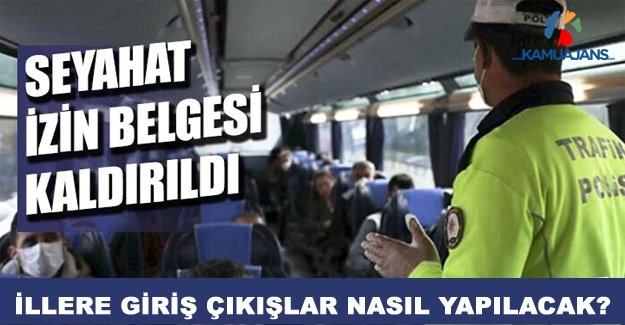 Seyahat İzin Belgesi Yürülükten Kaldırıldı