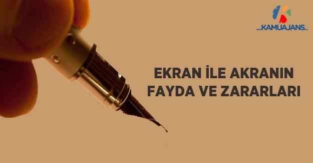 Ekran İle Akranın Fayda ve Zararları