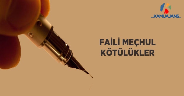 Faili Meçhul Kötülükler