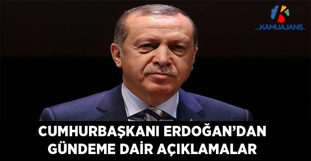 Cumhurbaşkanı Erdoğan'dan Gündeme Dair Açıklamalar (8 Haziran 2020)