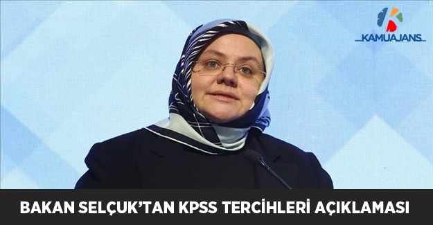 Bakan Selçuk'tan KPSS Tercihleri Açıklaması