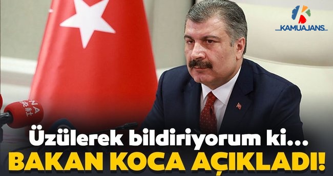 Sağlık Bakanı Fahrettin Koca'dan Artışlar Sonrası Flaş Açıklama