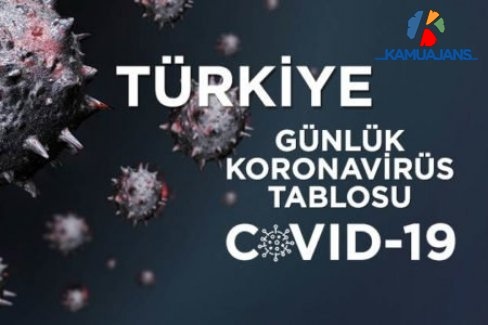 26 Ağustos 2020 Koronavirüs Tablosu