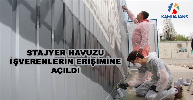 Stajyer Havuzu İşverenlerin Erişimine Açıldı