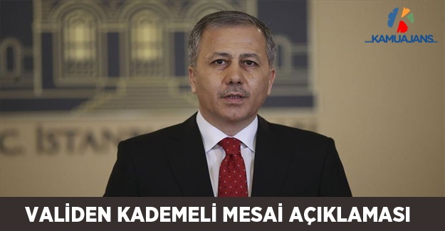 İstanbul'da Kademeli Mesai Açıklaması